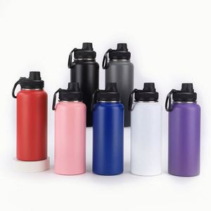 Bouteille isotherme promotionnelle personnalisée de 32 oz, portable, de style américain, en acier inoxydable, pour le sport et l'extérieur - Product Image 1
