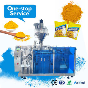 Máquina automática para envasar polvo de curry en bolsas con cierre vertical Doypack, equipo de llenado y sellado para envasado de alimentos y condimentos. - Product Image 1