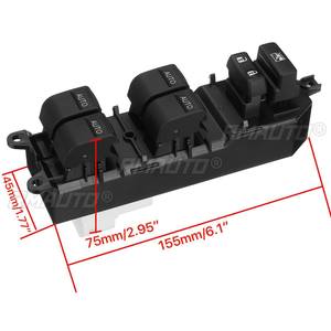 Interruptor de Ventana Eléctrico LED con Luz de Fondo para Toyota RAV4, Camry, Corolla, Yaris, Cruiser, Vios, Highlander (LHD, Conducción Izquierda) - Product Image 6