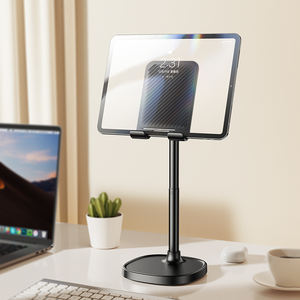 Jopree X66Plus Ergonomischer <span class=keywords><strong>Tablet</strong></span>-Ständer aus Aluminium legierung, höhen verstellbar mit schwerer Basis für Komfort und Nacken entlastung - Product Image 2