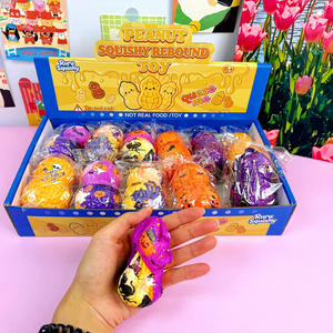 En stock : Jouet Squishy Cacahuète Thème Halloween, Jouets à presser à remontée lente pour les fêtes d'Halloween - Product Image 3