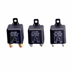 Relais électromagnétique automobile KH180 12V 24V 120A 200A 250A 4 broches, relais de démarrage et de préchauffage à courant élevé normalement fermé KH180 - Product Image 1