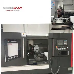 Máquina punzonadora de torreta CNC MSY300 totalmente metálica Torno tipo pandilla de cama inclinada