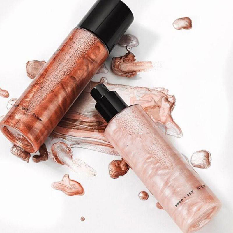 Мерцающий спрей, хайлайтер, осветлитель, Контурирование лица, осветление тела, бронзер, блеск, жидкий хайлайтер