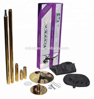 Gold Pole Dance Fitness Portátil Profesional Spinning Dancing Pole Kit Ejercicio Stripper Pole