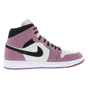 Nike Air Jordan 1 Mid Se Chaussures pour femmes Light Mulberry Black Style basketball - Product Image 2