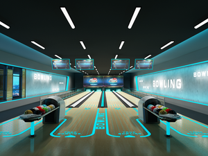 Indoor Coin-Operated Mini Bowling Arcade <b>Machine</b> Metal 2 English Version <b>Amusement</b> Game Equipment for Entertainment Venues - Product Image 1