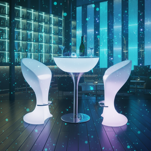 Muebles de <span class=keywords><strong>Discoteca</strong></span> / Silla con Luces LED de PE para Restaurante, <span class=keywords><strong>Discoteca</strong></span>, Pub, Mesa de Bar Luminosa - Product Image 4