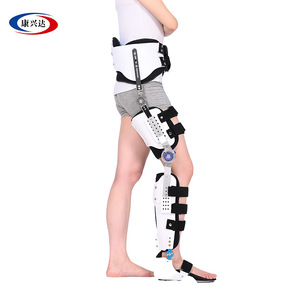 Type II <b>hip</b>, knee, ankle, and foot brace; single-leg side <b>support</b> brace with waist <b>support</b>; small waist size. - Product Image 4