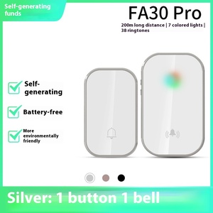 <span class=keywords><strong>Campanello</strong></span> Autoalimentato per Casa, Chiamata <span class=keywords><strong>Wireless</strong></span> a Lunga Distanza per Bambini e Anziani, <span class=keywords><strong>Campanello</strong></span> Elettronico <span class=keywords><strong>Wireless</strong></span> Intelligente Cinetico - Product Image 2