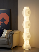 Lampe de sol LED moderne et élégante, design luxueux, lampe d'angle pour salon, chambre à coucher, chevet, hôtel