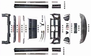 2025 mise à niveau de haute qualité entièrement modifié Bodykit pare-chocs gril pour <span class=keywords><strong>Mercedes</strong></span> Vito W447 <span class=keywords><strong>V</strong></span> <span class=keywords><strong>classe</strong></span> Classv <span class=keywords><strong>V</strong></span> Klasse 220d 260 <span class=keywords><strong>250</strong></span> 300 - Product Image 6