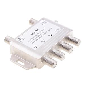2x4 Satellite analogico Multiswitch uscita singola alluminio 2 in 4 fuori tensione LNB selezionato 2x4 vie Multiswitch - Product Image 2