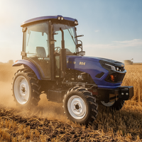 Tracteur multifonctionnel de haute qualité 70hp 80hp avec climatisation et cabine 4x4 Diesel Tracteurs agricoles d'occasion