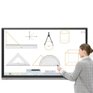 55 65 75 85 98 100 110 дюймов умный сенсорный экран интерактивная доска интерактивная плоская панель смарт-доска e-learning