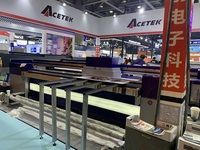 Acetek Imprimante hybride Uv à courroie en latex grand format 3.2m DTF et plat pour machine d'impression en cuir PU