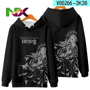 เสื้อฮู้ดอนิเมะลายพิมพ์สีดำ ดาเตะอาไลฟ์ โทคิซากิ คุรุมิ/ไนท์มาร์ล คอสเพลย์ สำหรับผู้ชาย ผู้หญิง เด็ก ขายส่ง - Product Image 2