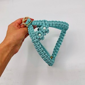 Paracord kucing peliharaan dikepang mewah mudah kontrol anak anjing anjing produsen harnes anjing logo kustom taktis cetak - Product Image 5