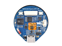 ESP32-S3-Touch-LCD-1.28 Waveshare Development Board Layar LCD Sentuh Bulat 1.28 inci Sensor Akselerometer Giroskop untuk Arduino