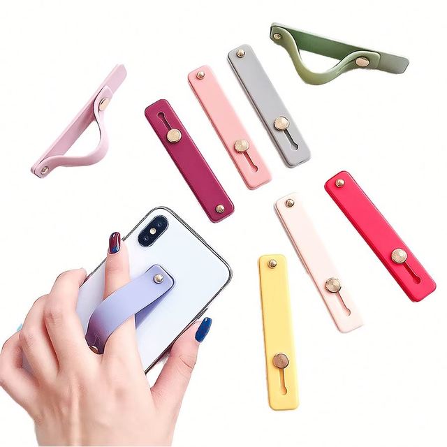 2026R Universal Silicone Phone Hand Finger Holder Telescopic Cellphone Finger Ring Push Pull Grip Stand for IPhone Samsung