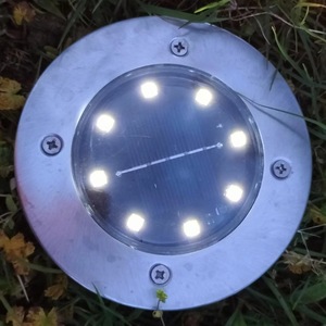 Ngoài trời năng lượng mặt trời đèn ngoài trời 8LED 3 chế độ làm việc không dây IP65 không thấm nước năng lượng mặt trời an ninh tường ánh sáng lạnh trắng - Product Image 4