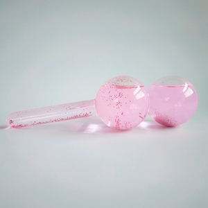 Envío rápido masaje Facial herramientas de refrigeración brillo Rosa belleza de hielo bolas globos para la cara y <span class=keywords><strong>el</strong></span> cuello - Product Image 5