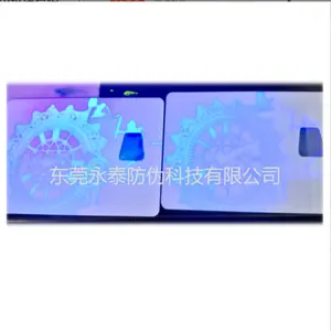 Carta in PVC con ologramma per stampa a caldo con stampa invisibile UV