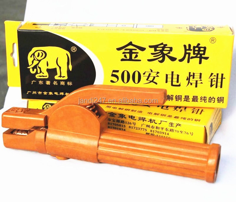 300amp 500amp 800amp полностью медные Твердые Латунные сварочные держатели, китайский сварочный стержень