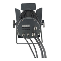 Projecteur LED COB 200W RGBW 4-en-1 IP65 étanche pour extérieur, éclairage de scène DMX512 pour mariage, concert, DJ, événements