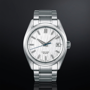 นาฬิกาแซฟไฟร์สายแสตนเลสขนาด20มม. สายสแตนเลสสำหรับนักเคลื่อนไหว NH35 Seiko โลโก้สีเงินแกรนด์ไวท์เอส - Product Image 3