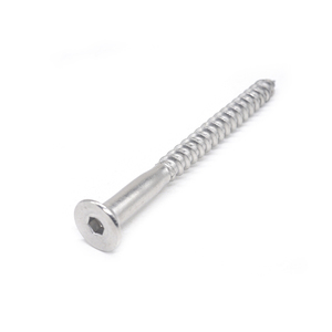 <span class=keywords><strong>Tornillo</strong></span> para Madera <span class=keywords><strong>de</strong></span> Acero Inoxidable 304 con Cabeza Plana y Hexagonal, <span class=keywords><strong>Tornillo</strong></span> <span class=keywords><strong>de</strong></span> Cubierta con Cabeza Avellanada y Accionamiento Allen para Construcción en Exteriores - Product Image 6