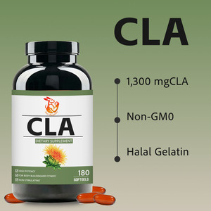 Precio al por mayor: Cápsulas blandas de CLA 1300MG con aceite de semilla de cártamo que apoyan el rendimiento en el ejercicio y el desarrollo muscular con cápsulas blandas limpias - Product Image 4