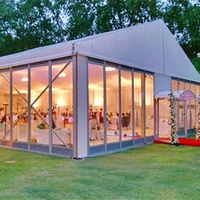 12x10m 12x15m 12x20m 12x25m fête de mariage en plein air grand entrepôt grande tente personnalisée grande portée tente pour exposition d'événement
