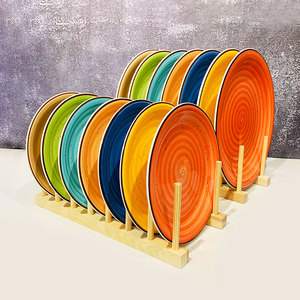 Mini Ciotole in Ceramica Dipinte a Mano in Stile Coreano, Grandi Piatti per Zuppa Moderni - Product Image 5