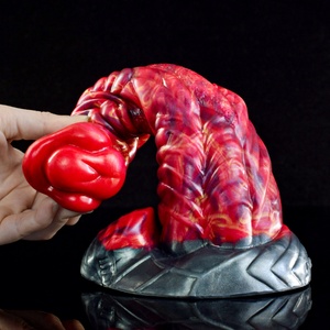 New Dragon <b>Dildo</b> Gorgeous Design Monster <b>Dildo</b> Soft Silicone Sex Toy Masturbation Double Penetration for Women - Product Image 5