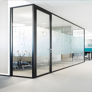 โรงงานผลิตผนังกระจกแบ่งห้องแบบไร้กรอบ <span class=keywords><strong>ราคา</strong></span>ขายส่ง กระจกนิรภัยสำหรับสำนักงาน พร้อมบริการออกแบบฟรี เพื่อความปลอดภัยในพื้นที่สำนักงาน - Product Image 2