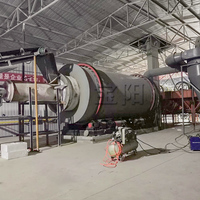 Séchoir rotatif à trois passages 8t/h pour poudre de charbon et boues, machine de séchage industrielle minière haute efficacité pour ligne de traitement
