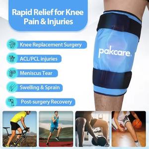 Productos en línea Rodilla Paquete de hielo Envoltura Terapia fría y caliente Compresión reutilizable para la recuperación de lesiones por desgarro de menisco - Product Image 3