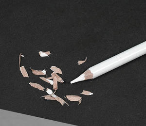 Juego de 3 lápices de tiza blanca con brillo para dibujo, bocetos, sombreado y mezcla de colores - Product Image 2