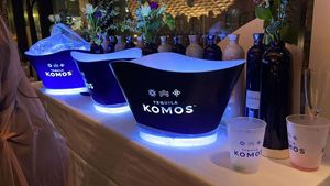 ถังน้ำแข็ง LED สำหรับงานโปรโมชั่น พิมพ์โลโก้ด้วยผ้าไหมคุณภาพสูง ดีไซน์สร้างสรรค์ วัสดุ PP - Product Image 2