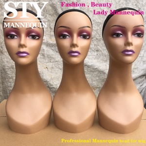 Cabeza de Maniquí de piel marrón, cabeza de maniquí americano, cabeza de maniquí para peluca - Product Image 1