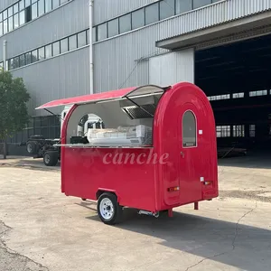Carrito de Helados y Dulces Popular en la UE, Carrito de Comida Callejera, Camión de Hot Dogs, Remolque de Comida Móvil - Product Image 1