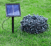 Vente en gros de guirlandes lumineuses solaires à LED Lampes solaires à LED étanches pour la décoration extérieure