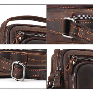 กระเป๋าหนังวัวแท้ AndoBag รุ่น Crazy Horse สำหรับผู้ชาย กระเป๋าสะพายข้าง กระเป๋าทำงานสไตล์วินเทจ รุ่น 1368 - Product Image 3