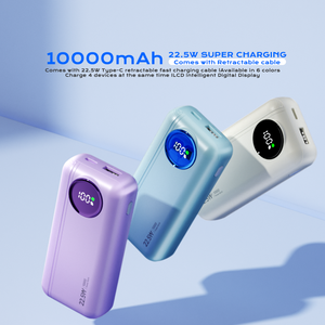 Cargador Portátil de Carga Rápida de 10000 mAh con Pantalla LED, Ultrafino, Multidispositivo, de Gran Capacidad - Product Image 2