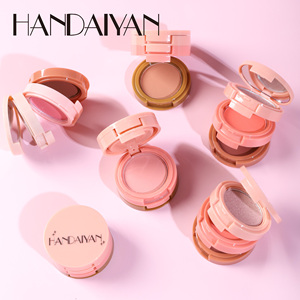 Set de Paleta de Maquillaje Facial Handaiyan 3 en 1, Colorete, Iluminador y Bronceador en Tono Rosa, Maquillaje Vegano y Sombra de Ojos - Product Image 5