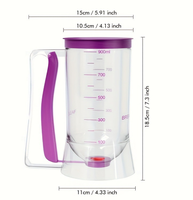 Early Riser Outil de pressage écologique réutilisable pour la pâtisserie et la pâtisserie fine, avec doseur pour cupcakes, biscuits, muffins et tasses à pâte