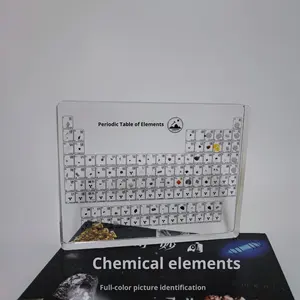 Tavola Periodica degli Elementi, 83 Tipi, Vetro Acrilico, da Tavolo, Chimia, Scienza, Ricordo, Arredamento, Regalo - Product Image 4