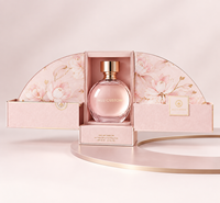 Boîte à parfum de design haut de gamme pour flacon de parfum, emballage cadeau à double porte avec insert en velours