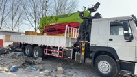 Camion grue à bras droit Zoomlion ZLT4000V5 de 16 tonnes, machine de construction, camion grue, grue montée sur camion